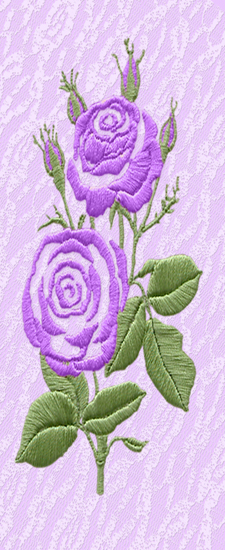 675DLJ-506-PU Satin Rose Purple